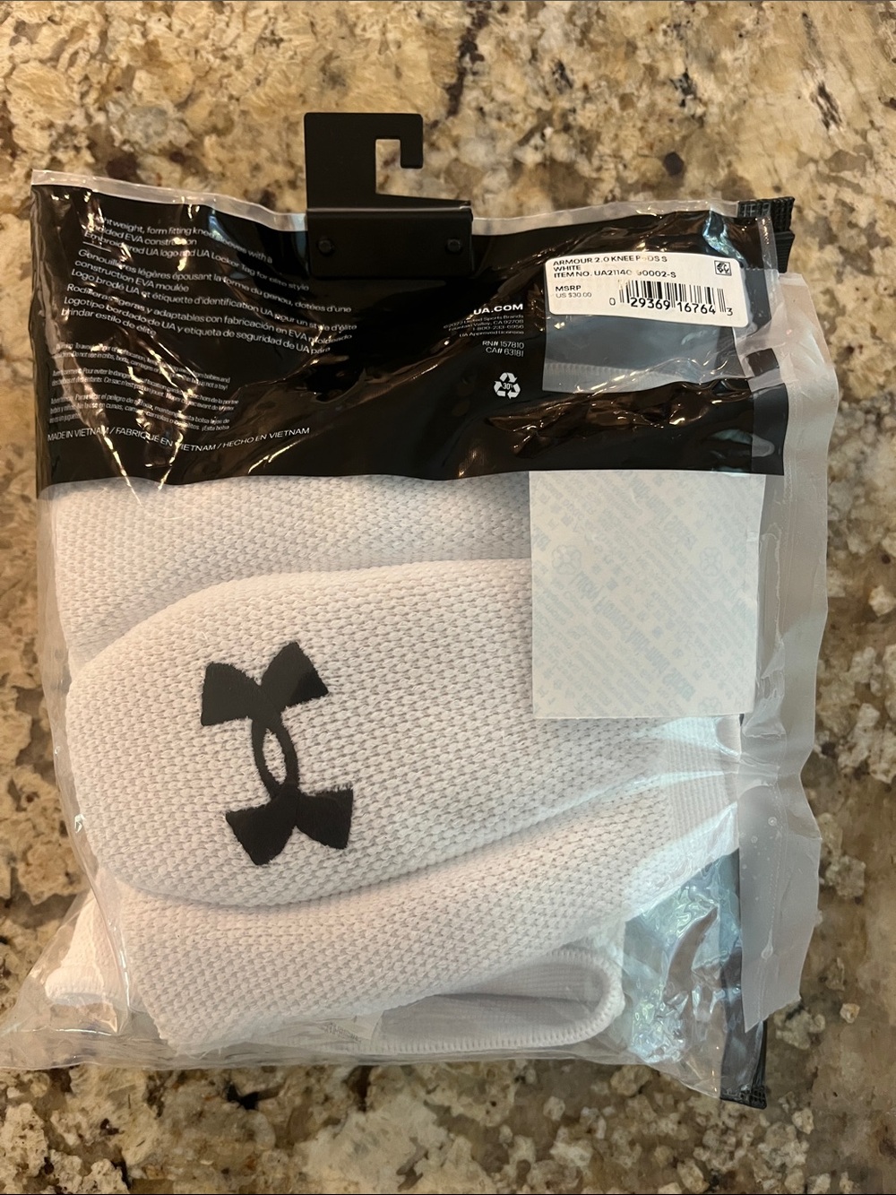 Under Armour White kneepads size S